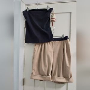 Choosy dressy shorts with bonus H&M tube top